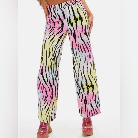 Generation Kiss Jeans Nwt Dolls Kill Generation Kiss Tiger Tie Dye